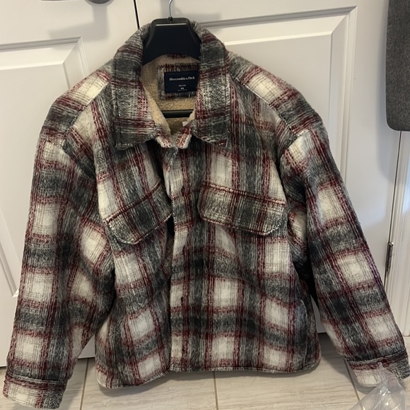 Men’s Abercrombie Sherpa Lined Shirt. XXL. Brand new with tags. - Picture 5 of 6